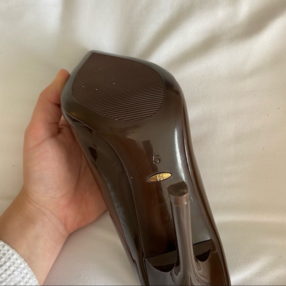 Brown stiletto heels - Picture 5 of 5